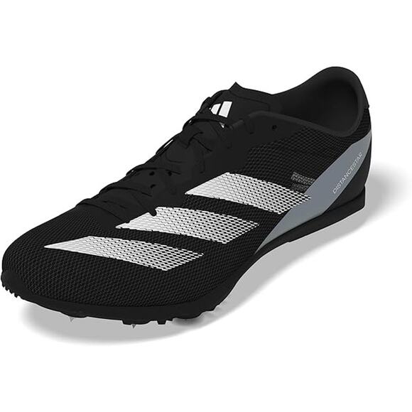 NWT adidas Unisex Adizero Sprintstar Track,Black/Zero Metallic/White-Sz 5 Men - Picture 1 of 7